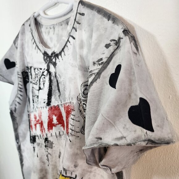 SOLD OUT. One-of-a-Kind Distressed Girly Tee – Perfect for Spring! - Picture 4 of 10